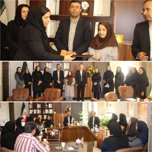 کارمند روشندل اداره کل کار کردستان تجلیل شد