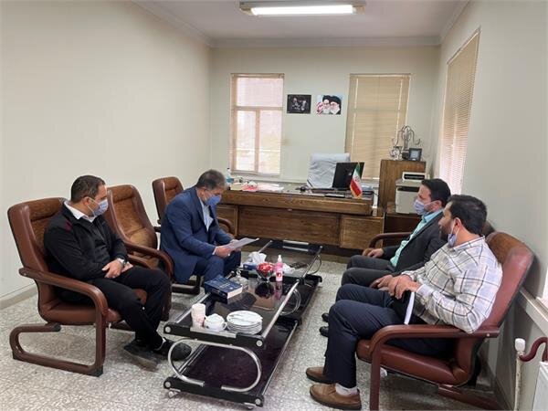 دیدار فرماندار ابهر با کارکنان اداره تعاون،کار و رفاه اجتماعی 