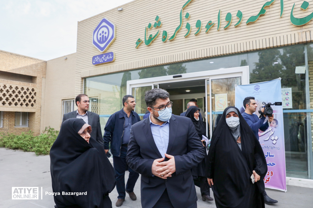 بازدید مدیرعامل سازمان تأمیناجتماعی بههمراه معاون امور زنان و خانواده رئیسجمهور