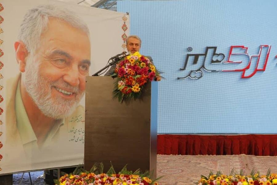 آیین کلنگ زنی پروژه تولید تایرهای فوق سنگین معدنی با مشارکت شستا