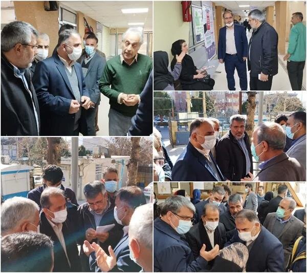 بازدید استاندار لرستان از کلینیک درمانی تأمین اجتماعی خرم آباد