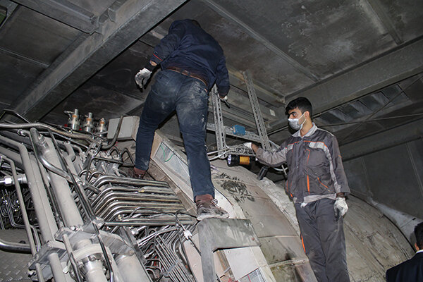 بازدید دوره‌ای ۶ هزار ساعته واحد دو نیروگاه خلیج فارس انجام شد