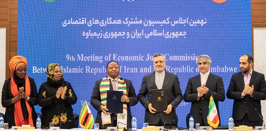 امضای سند یادداشت تفاهم اجلاس کمیسیون همکاری‌های ایران و زیمبابوه