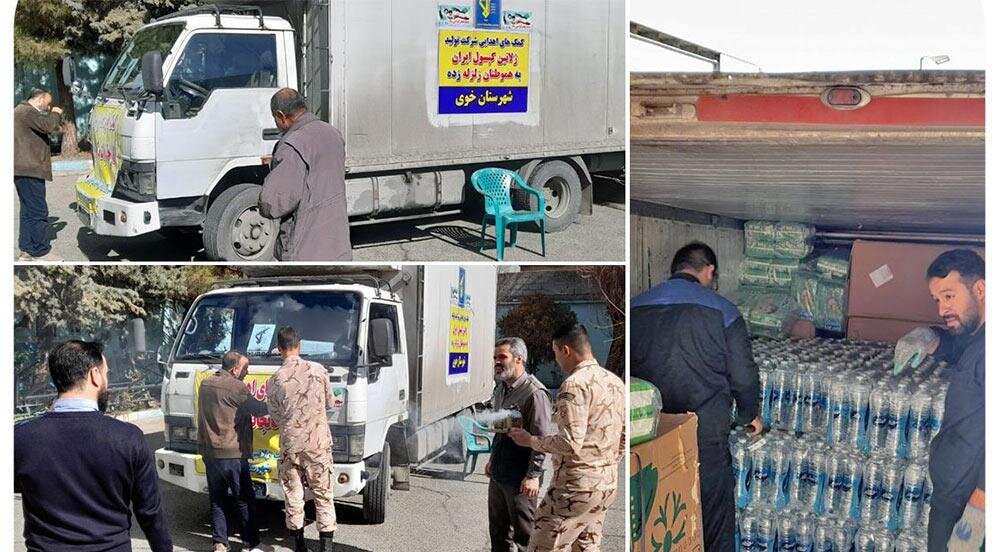 اهدای کمک‌های سه شرکت‌ تابعه تیپیکو به زلزله‌زدگان خوی