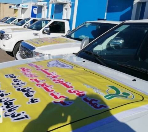 ارسال محموله ۱۹ تُنی محصولات لبنی به مناطق زلزله‌زده شهر خوی 