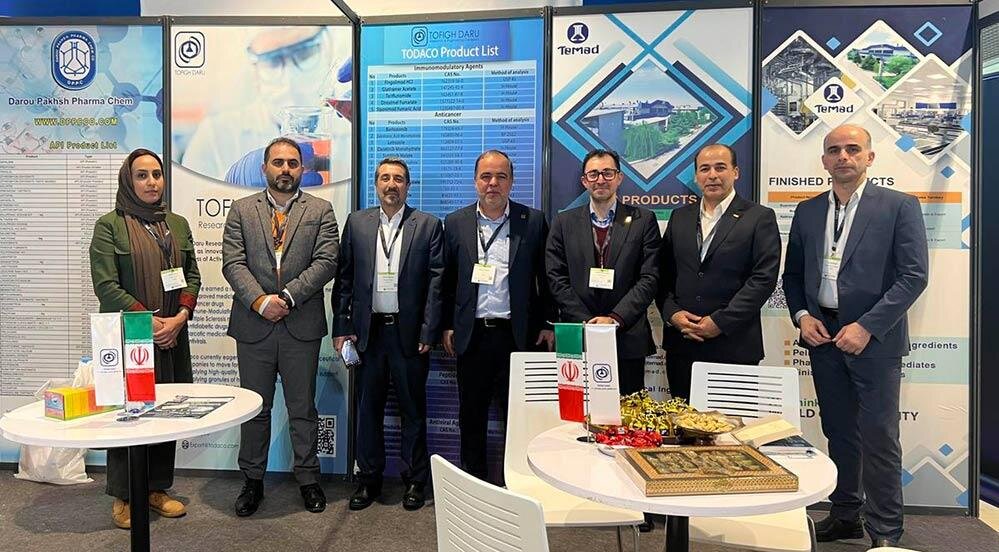 شرکت‌های ماده موثره ساز تیپیکو در نمایشگاه بین‌المللی مغرب‌فارما حضور یافتند