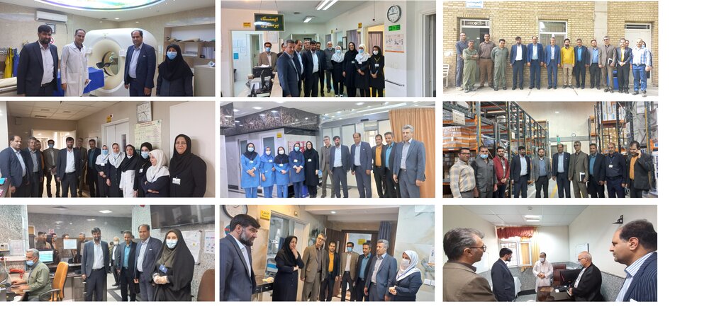 بازدید مدیر درمان تأمین‌اجتماعی استان همدان از بیمارستان دکتر غرضی ملایر