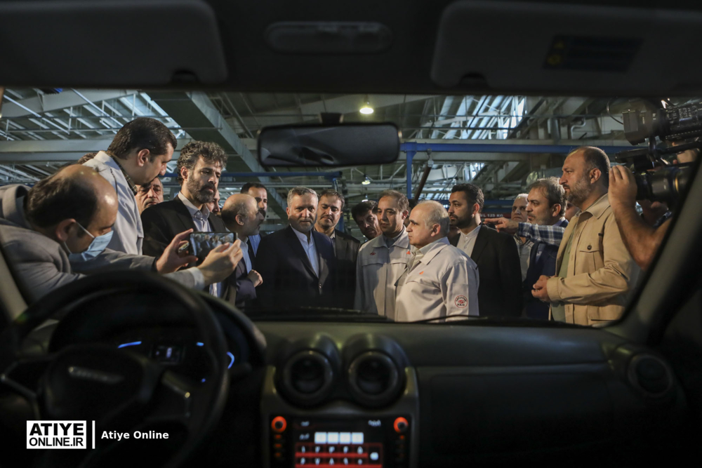 بازدید وزیر تعاون،کار و رفاه اجتماعی از خط تولید مگاموتور سایپا