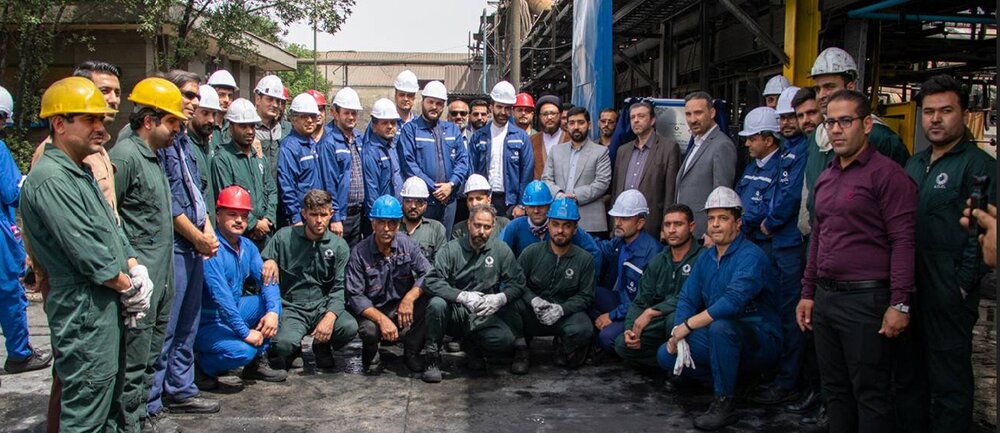 افتتاح یک کوره جدید در کارخانه کربن ایران