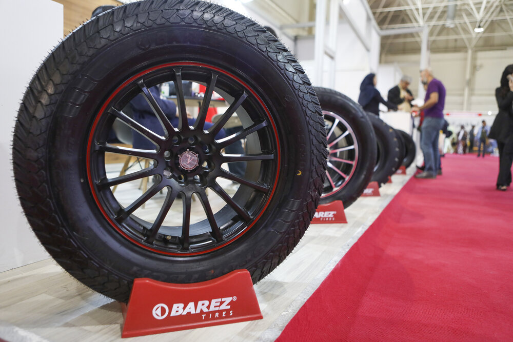 حضور غرفه  «لاستیک بارز» در نمایشگاه اکسپو