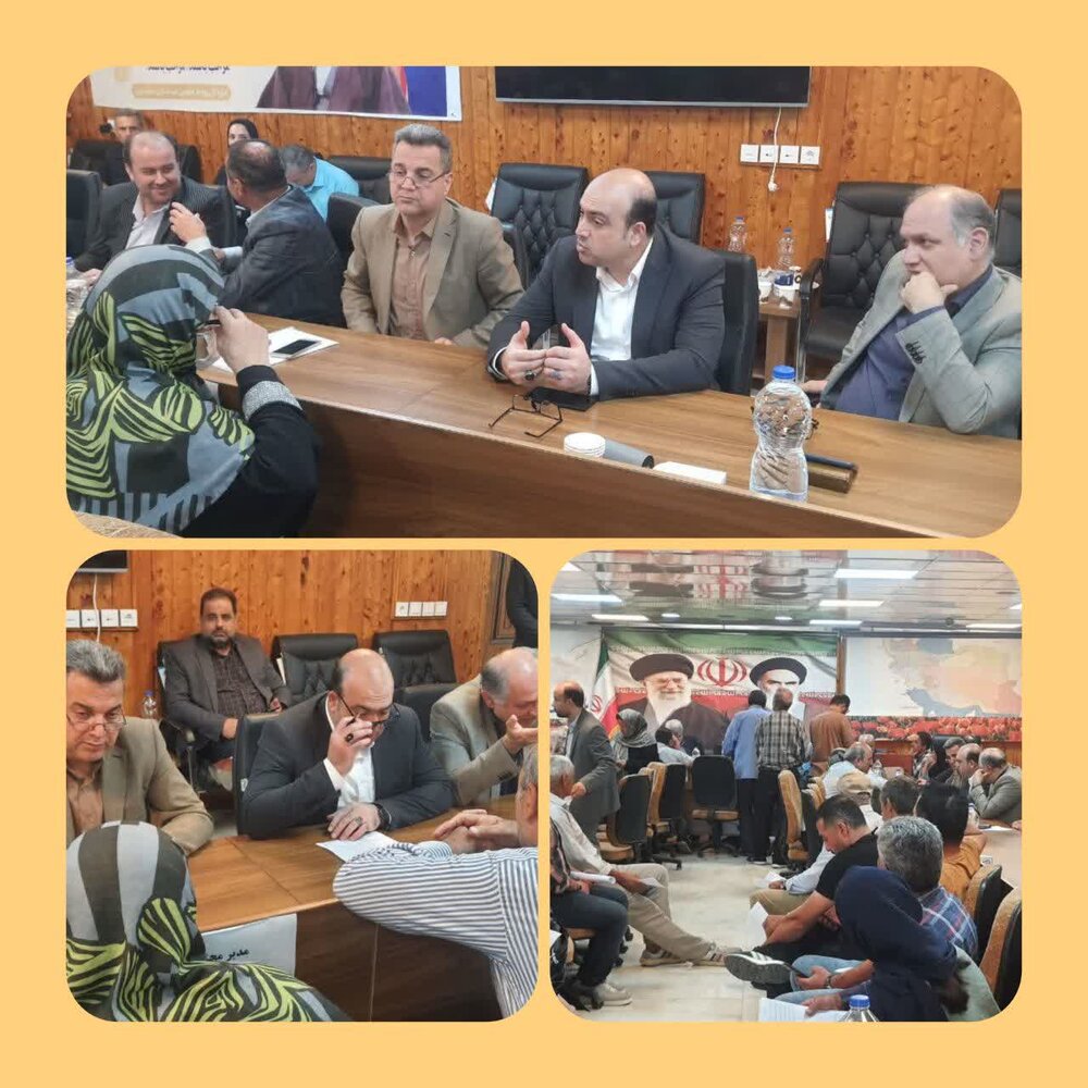 ملاقات مردمی مدیردرمان تامین‌اجتماعی استان مازندران با مردم نوشهر