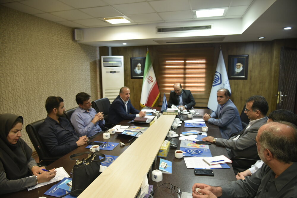 تامین‌اجتماعی خوزستان میزبان مدیر روابط کار اداره کل تعاون،کار و رفاه اجتماعی 