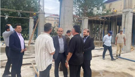 پیشرفت ۲۰ درصدی پروژه ساختمان جدید تامین‌اجتماعی شعبه یک رشت 