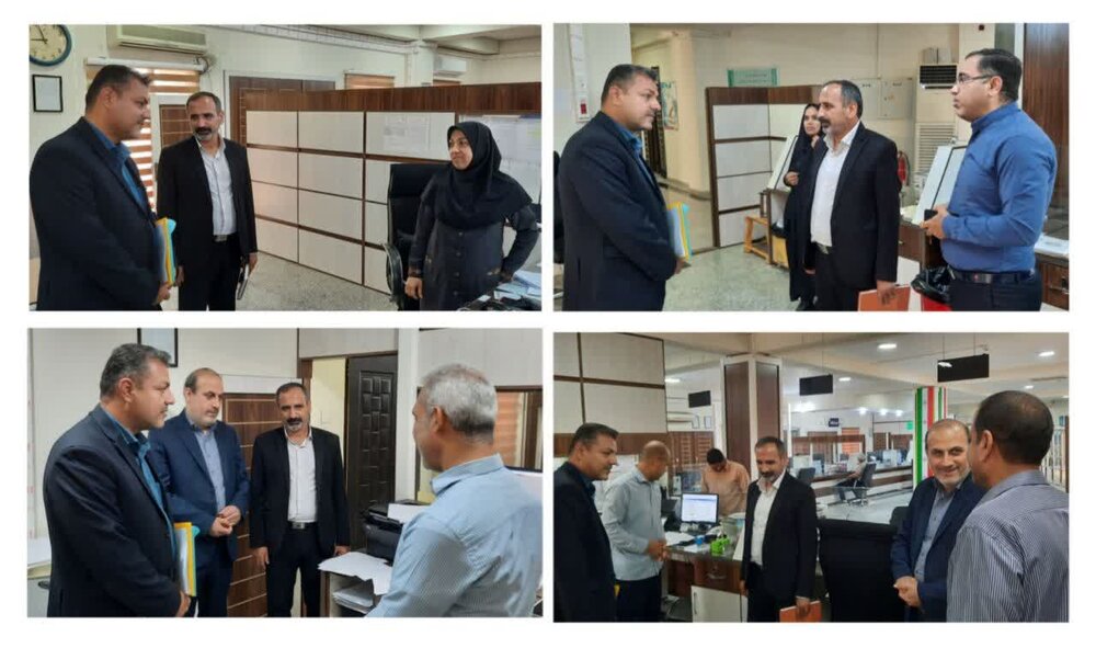 دیدار سرپرست اداره کل تامین‌اجتماعی بوشهر با کارکنان شعبه دشتی