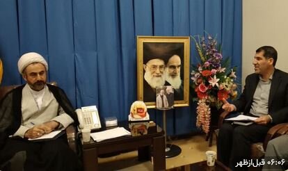 دیدار مدیرکل و مدیر درمان تامین‌اجتماعی با نماینده ولی فقیه در ایلام 