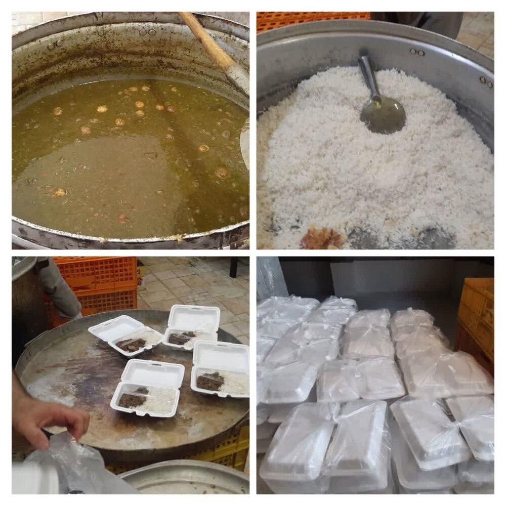 اجرای طرح اطعام علوی توسط همکاران مدیریت درمان تامین‌اجتماعی کاشان