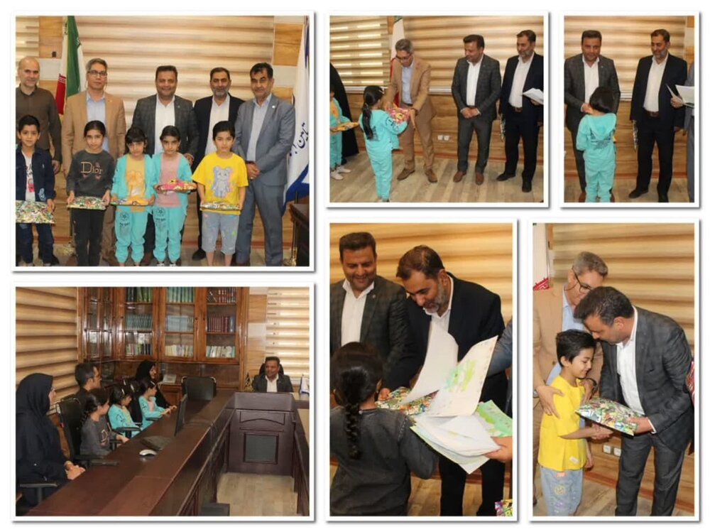 تجلیل مدیرکل تامین‌اجتماعی سیستان و بلوچستان از شرکت‌کنندگان مسابقه نقاشی غدیر 