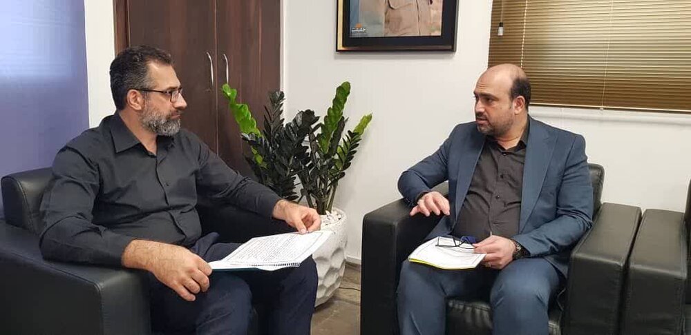 دیدار معاون عمرانی استانداری مازندران با مدیر درمان تامین‌اجتماعی استان 