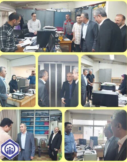 بازدید مدیرکل تامین‌اجتماعی مازندران از شعبه شهرستان چالوس