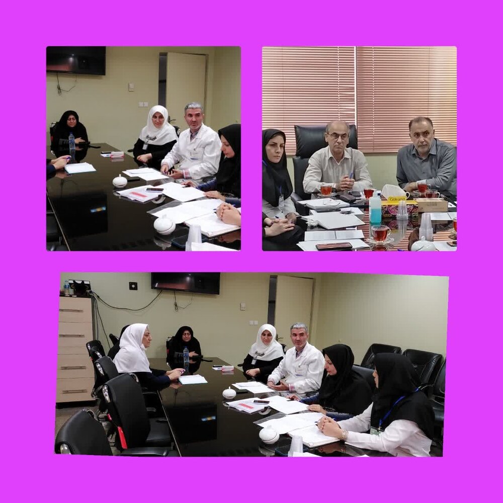 برگزاری کمیته ترویج زایمان ایمن و تغذیه با شیر مادر در بیمارستان حکیم جرجانی گرگان