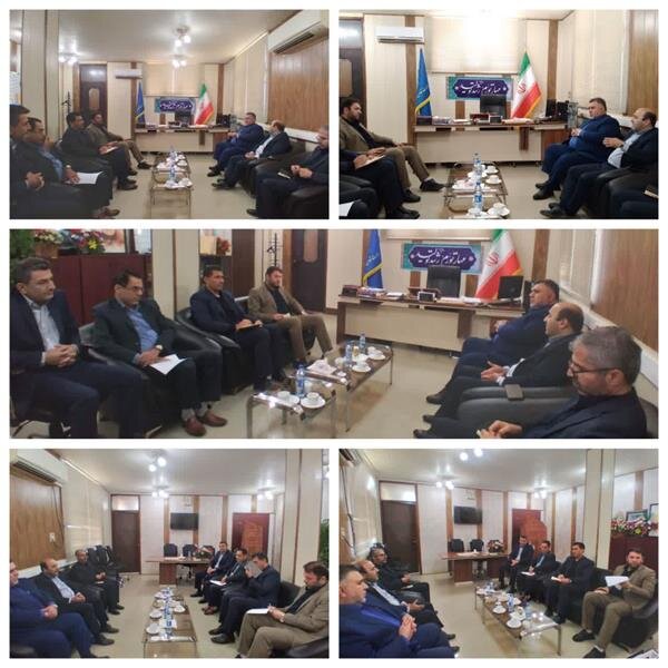 نشست مشترک مدیران کل تعاون کار و رفاه اجتماعی و تامین‌اجتماعی و کانون بازنشستگی خوزستان