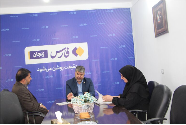 دیدار مدیرکل تامین‌اجتماعی استان زنجان با مدیریت و کارکنان خبرگزاری فارس