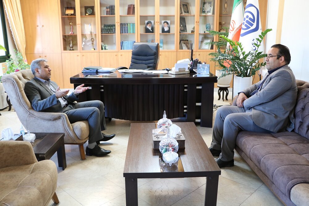 دیدار مدیرکل تامین‌اجتماعی استان آذربایجان‌شرقی با فرماندار شهرستان سراب