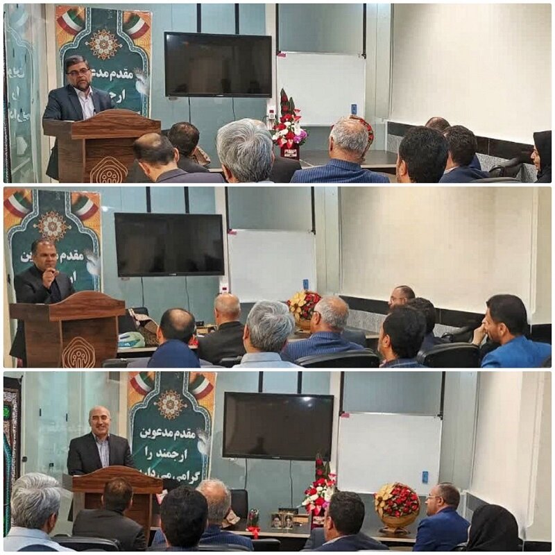 معارفه سرپرست جدید پلی‌کلینیک تخصصی تامین‌اجتماعی سمنان 