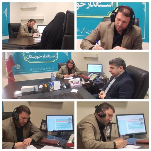 حضور مدیرکل تعاون کار و رفاه اجتماعی خوزستان در مرکز سامد استانداری