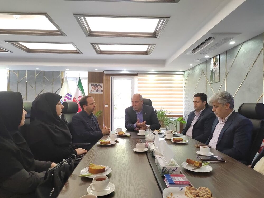 دیدار مدیرکل تامین‌اجتماعی خراسان شمالی با مدیر اداره امور شعب بانک رفاه کارگران استان 