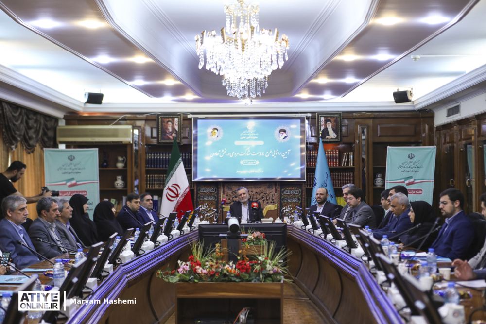 مراسم بهره برداری از ٣٧٣ طرح تعاونی