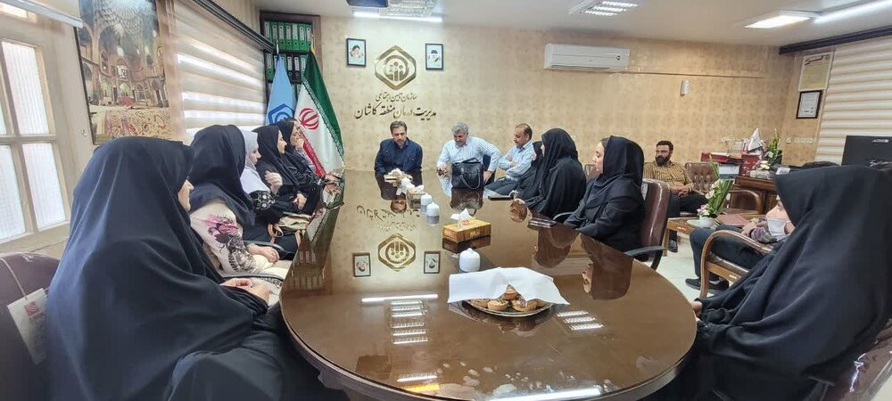 دیدار رئیس بیمارستان شبیه‌خوانی با مدیردرمان تامین‌اجتماعی کاشان