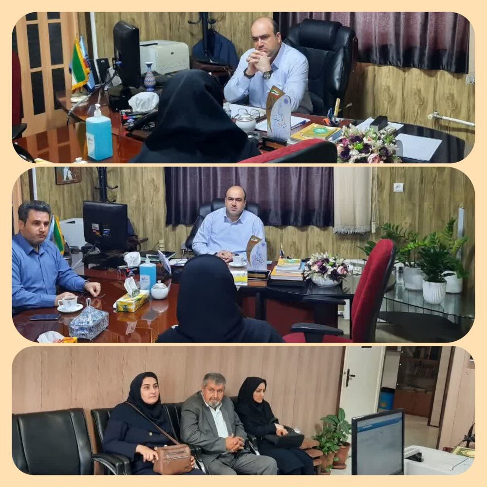 ملاقات چهره به چهره مدیر درمان تامین‌اجتماعی استان مازندران با همکاران