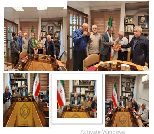 تجلیل تشکل‌های کارگری و بازنشستگی استان مازندران از خدمات مدیرکل تامین‌اجتماعی استان