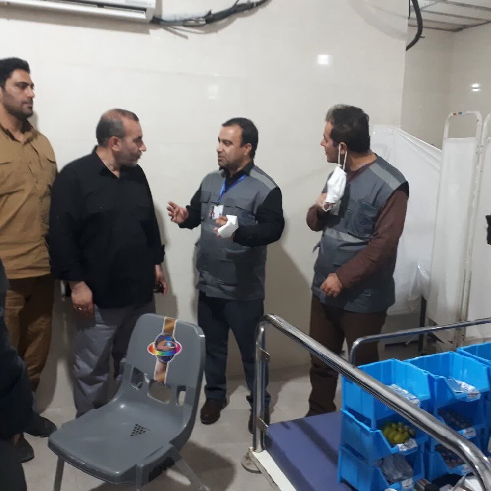 بازدید استاندار کرمانشاه از موکب مدیریت درمان تامین‌اجتماعی استان در مسیر برگشت زائران اربعین