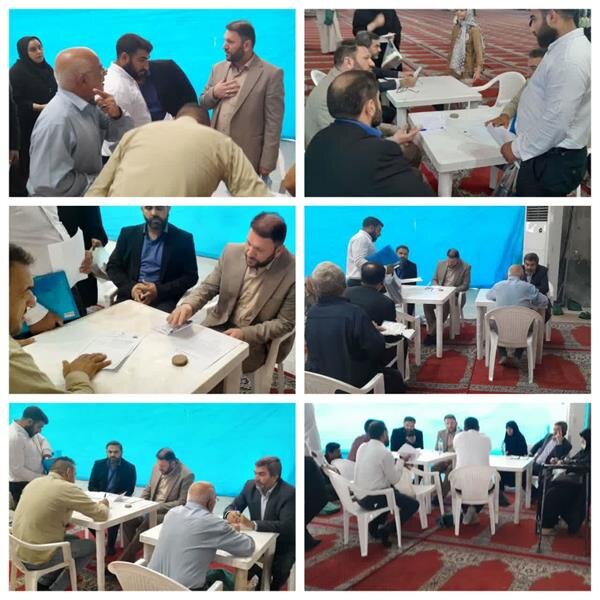 حضور مدیرکل تعاون، کار و رفاه اجتماعی خوزستان در میز ارتباطات مردمی نمازجمعه اهواز