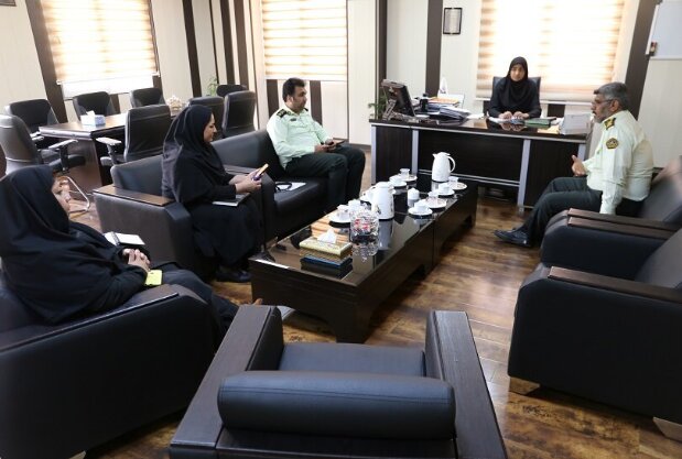 نشست مشترک بهزیستی هرمزگان و پلیس مبارزه با مواد مخدر مرکز استان