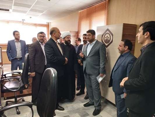 بازدید مدیرعامل سازمان تامین‌اجتماعی از شعبه و پلی‌کلینیک کاشمر