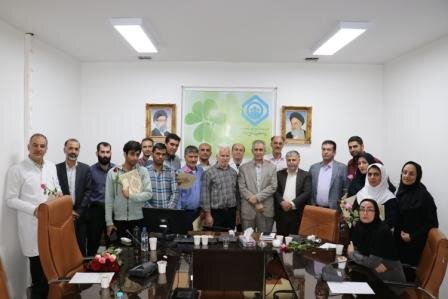 تجلیل از ایثارگران مدیریت درمان تامین‌اجتماعی چهارمحال و بختیاری 