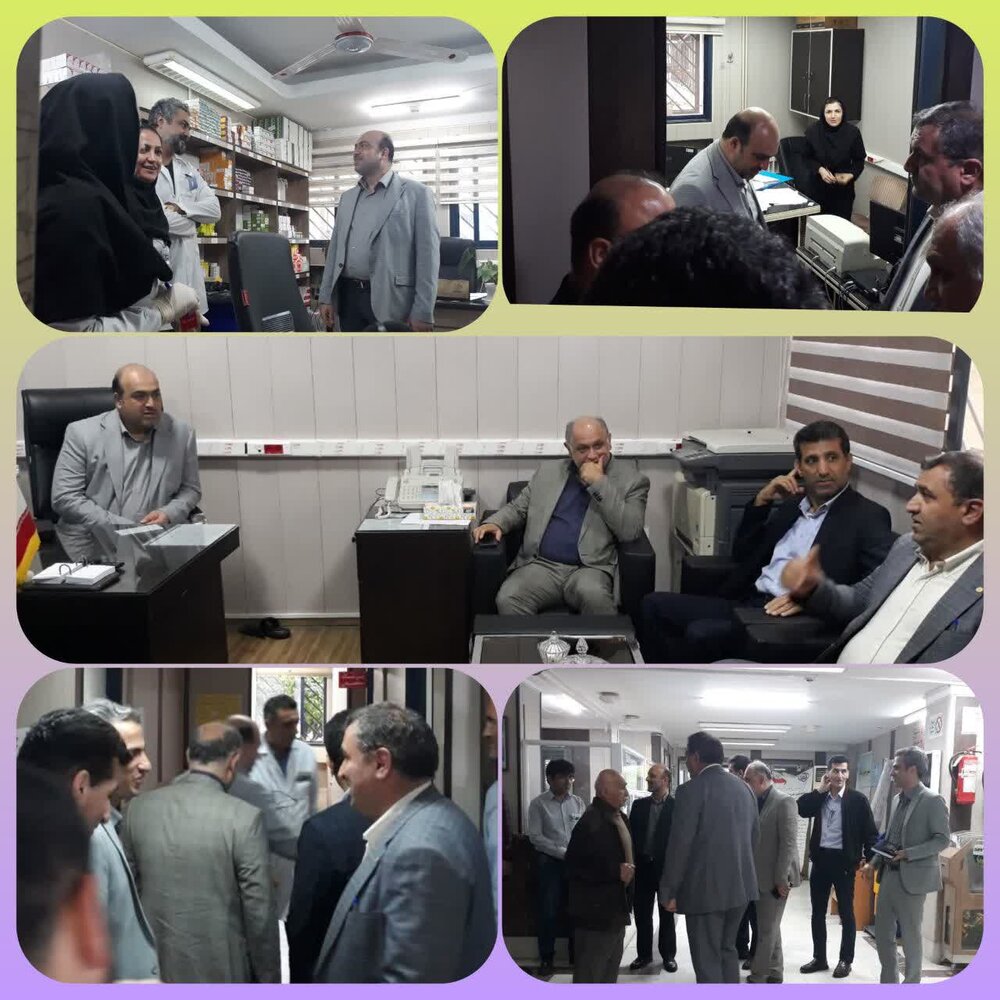 بازدید مدیر درمان تامین‌اجتماعی استان مازندران از درمانگاه محمودآباد