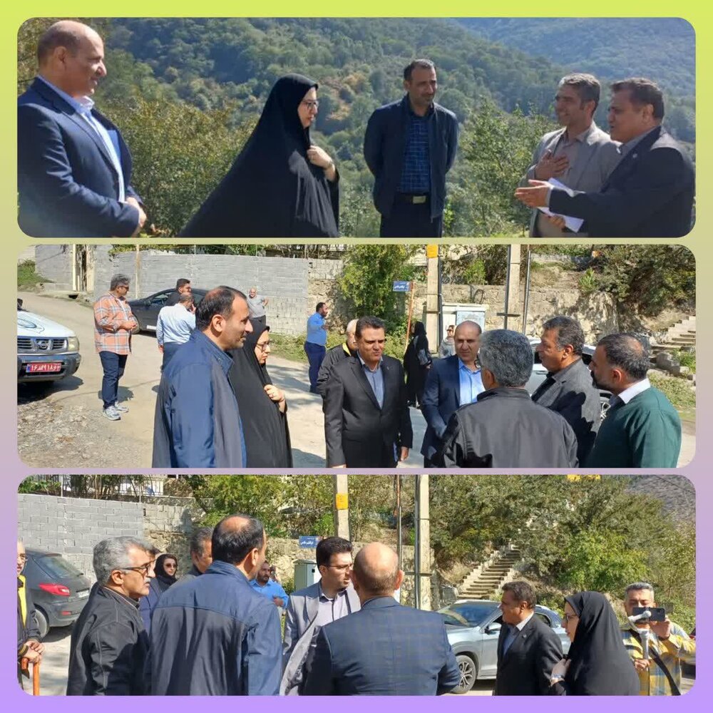 بازدید تیم مدیریت درمان تامین‌اجتماعی مازندران از روستاهای اذان‌ده، اوزود و شورمست 