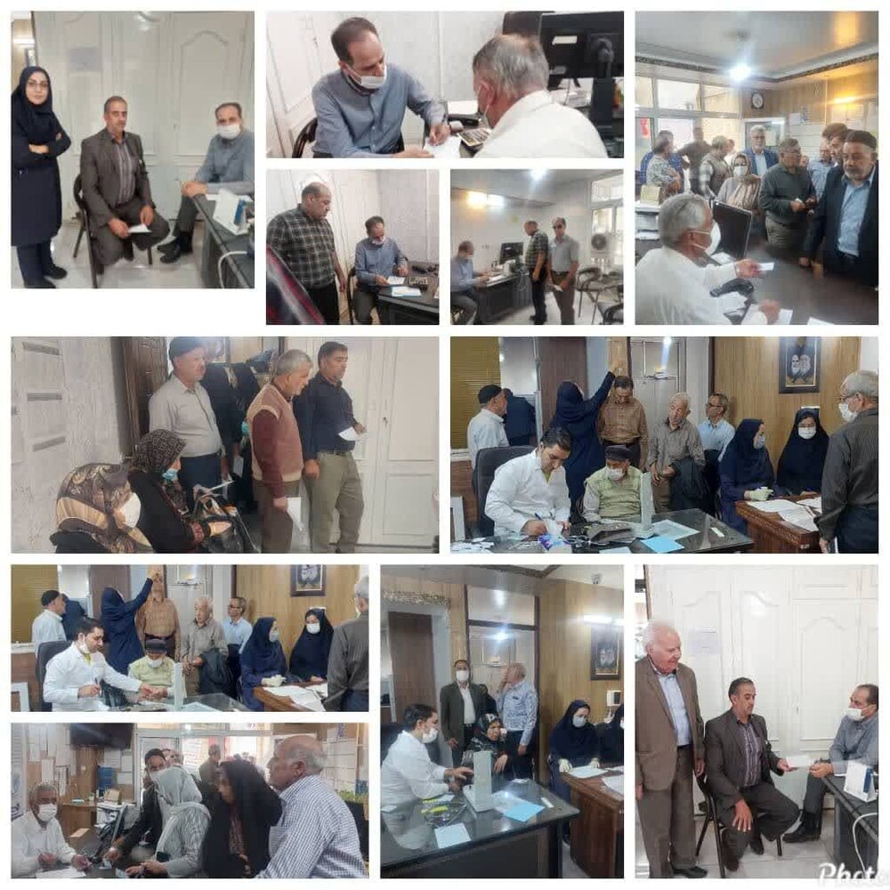 غربالگری سلامت ۱۰۰ بازنشسته تامین‌اجتماعی استان اصفهان