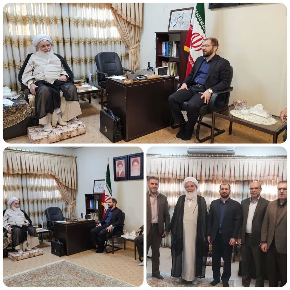 دیدار مدیران درمان و بیمه تامین‌اجتماعی کرمانشاه با نماینده ولی فقیه و امام جمعه سابق کرمانشاه