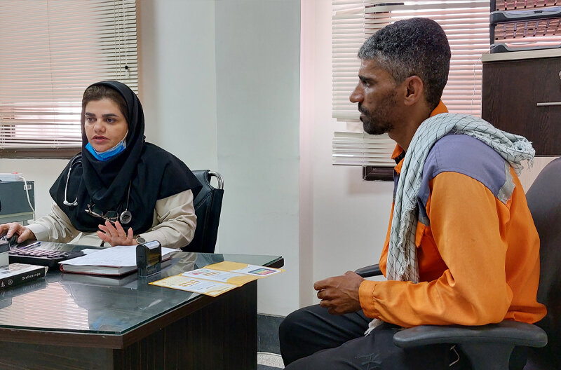 خدمات حضوری غربالگری دیابت و پرفشاری خون برای مشاغل کارگری