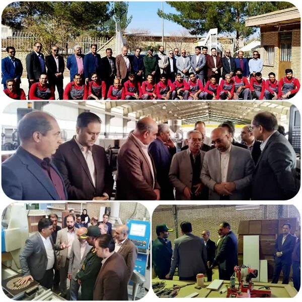 بازدید فرماندار و مدیر تعاون، کار و رفاه اجتماعی بیرجند از واحدهای صنعتی و تولیدی شهرستان 
