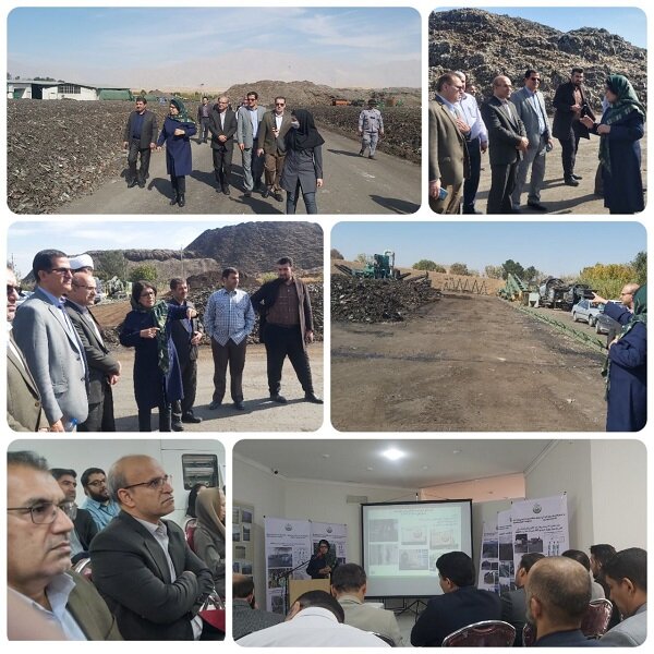 بازدید مدیرکل تامین‌اجتماعی استان کرمانشاه از شرکت بازیافت مواد 
