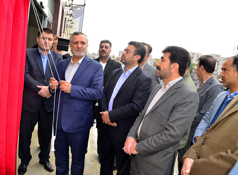 افتتاح استخر مجموعه ورزشی کارگران بهاران سنندج 