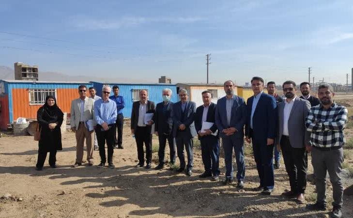 بازدید مدیر درمان تامین‌اجتماعی استان البرز از روند احداث بیمارستان ۱۹۷ تختخوابی هشتگرد