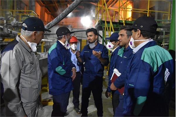 بازرسی مدیرکل تعاون،کار و رفاه اجتماعی استان یزد از شرکت ذوب روی بافق 