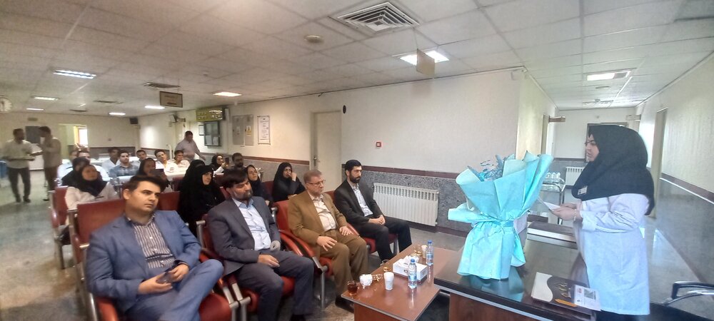 تودیع و معارفه سرپرست درمانگاه تامین‌اجتماعی شهرستان اسدآباد همدان